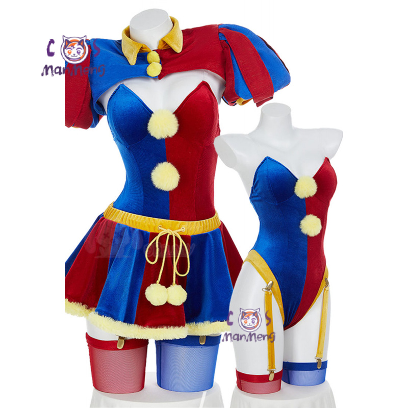 Anime Cosplay Outfit Girl - Anime İnanılmaz Joker Kız Dijital Sirk