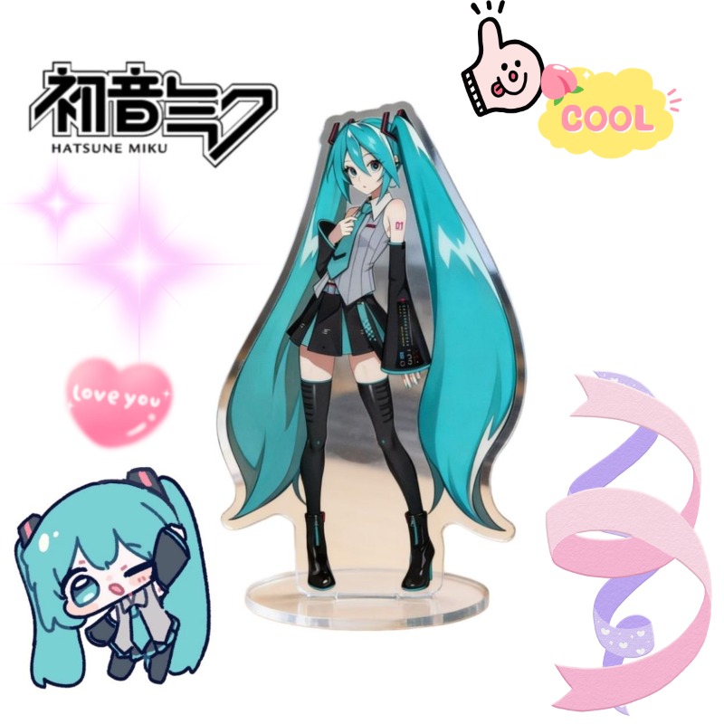 Anime Cosplay Series - Hatsune Miku 10 cm Akrilik Standı
