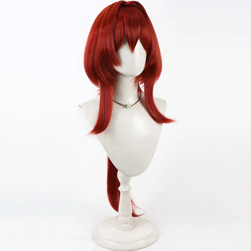 Anime Cosplay Red Hair - KK56Game Arknights: Endfield Cosplay Laevatain Kırmızı
