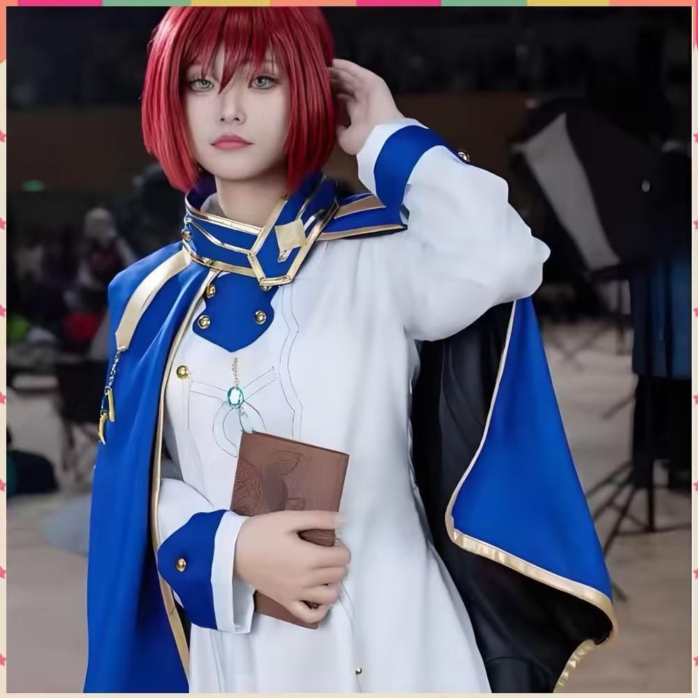 Anime Cosplay Red Hair - Shirayuki Cosplay Kostümleri Anime Kar Beyaz