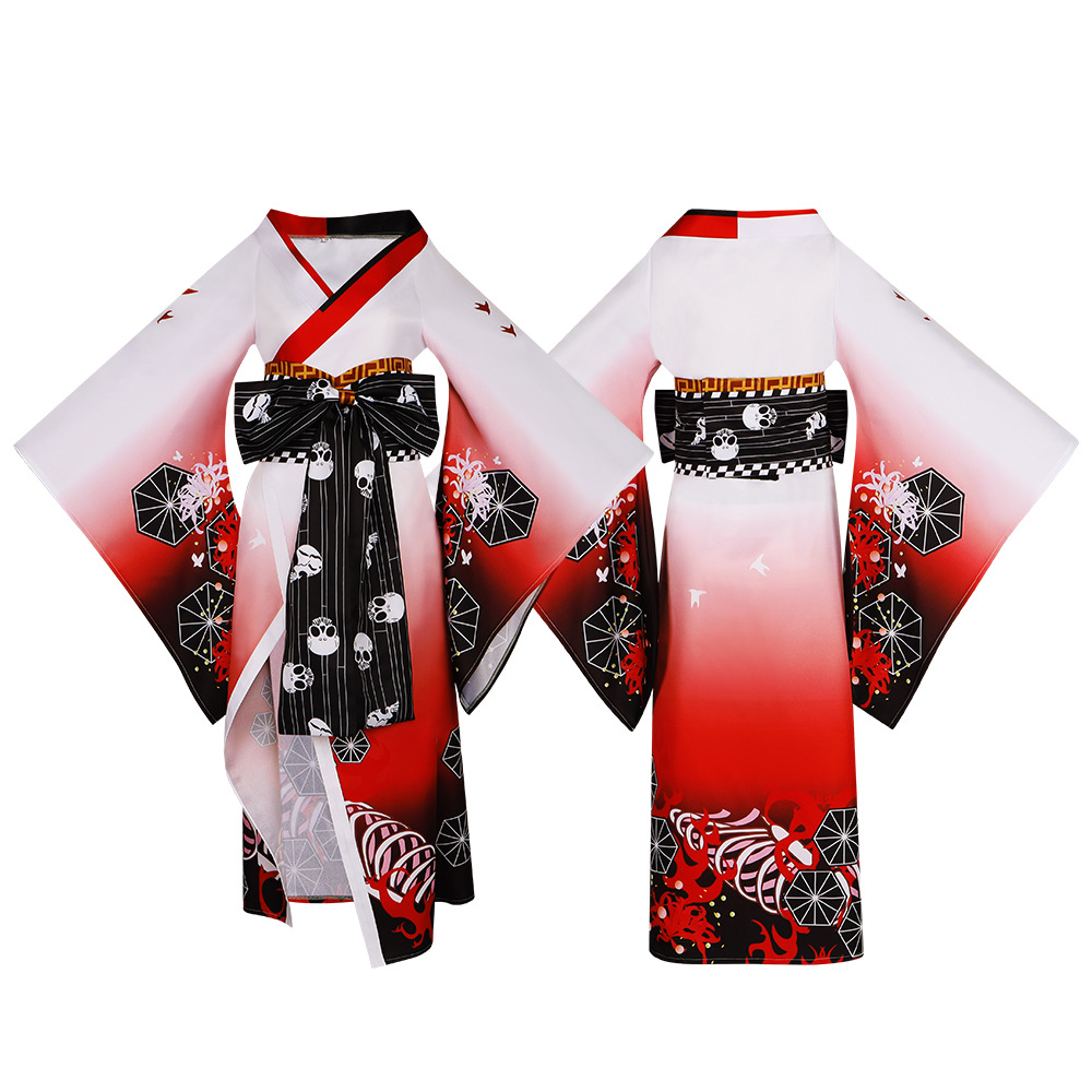 Anime Cosplay Chainsaw Man - Testere Adam Hyakkiyakou Kimono Cosplay Kostüm
