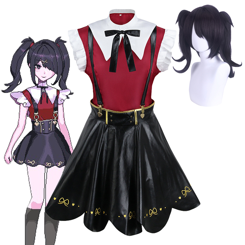 Anime Cosplay Outfit Girl - Oyun Needy Girl Overdose Cosplay Peruk