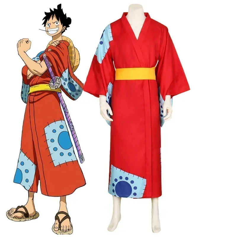Anime Cosplay Luffy - 2026 Yeni Cadılar Bayramı Monkey D.