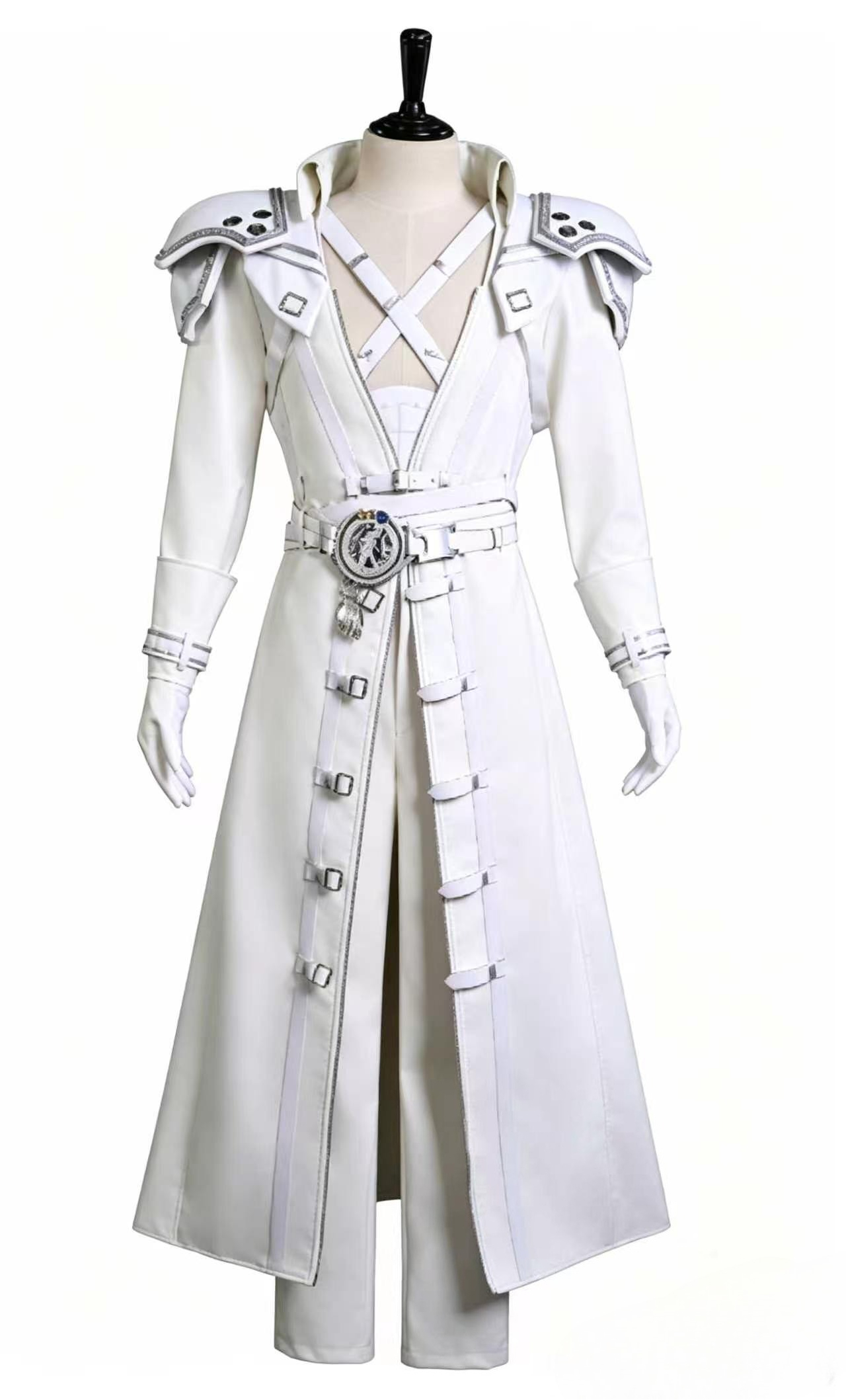 Anime Cosplay Series - Sephiroth Saf Açı Fantezi Beyaz Omuzluklar