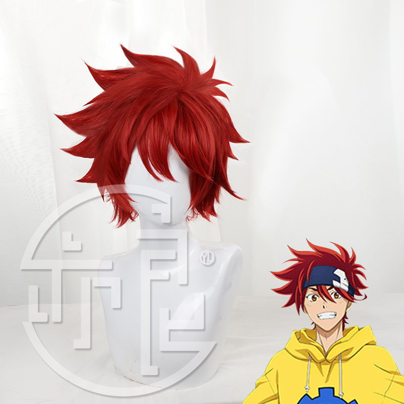 Anime SK8 Infinity Reki Cospla - Anime Cosplay Red Hair incelemesi ve fiyatı
