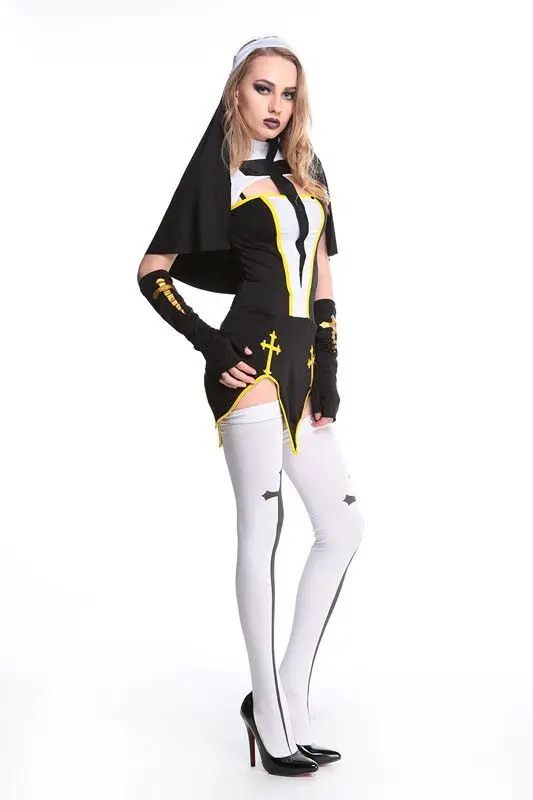 2026Sexy Lady Nun Superior Kos - Anime Cosplay Nun incelemesi ve fiyatı