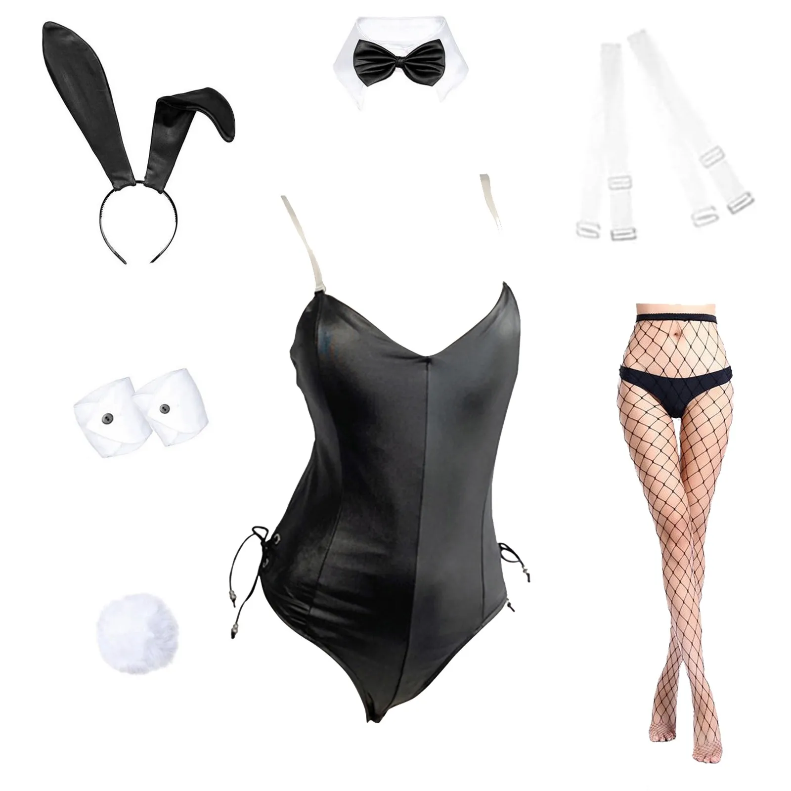 2025 kadın tavşan kız takım el - Anime Cosplay Outfit Girl incelemesi ve fiyatı