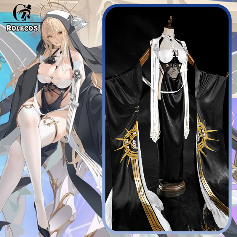 ROLECOS Oyunu Azur Lane HMS Im - Anime Cosplay Nun incelemesi ve fiyatı