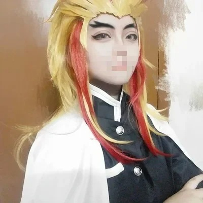 Rengoku Kyoujurou Peruk Kimets - Anime Cosplay Red Hair incelemesi ve fiyatı