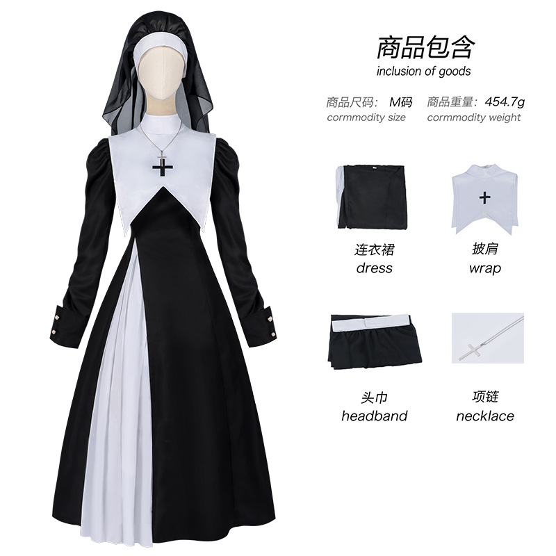 Avrupalı ve Amerikalı Kadınlar - Anime Cosplay Nun incelemesi ve fiyatı