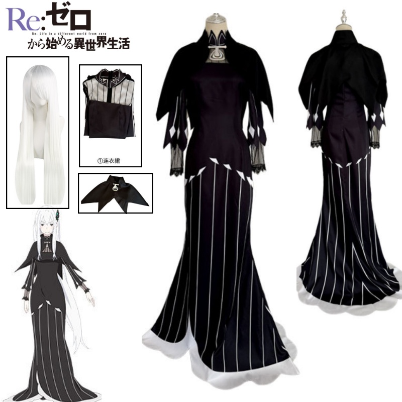 Echidna Cosplay Kostümü Siyah  - Anime Cosplay Nun incelemesi ve fiyatı