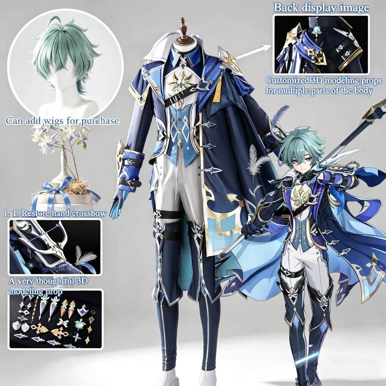 Lohen cosplay Oyunu Cosplay Se - Anime Cosplay Series incelemesi ve fiyatı
