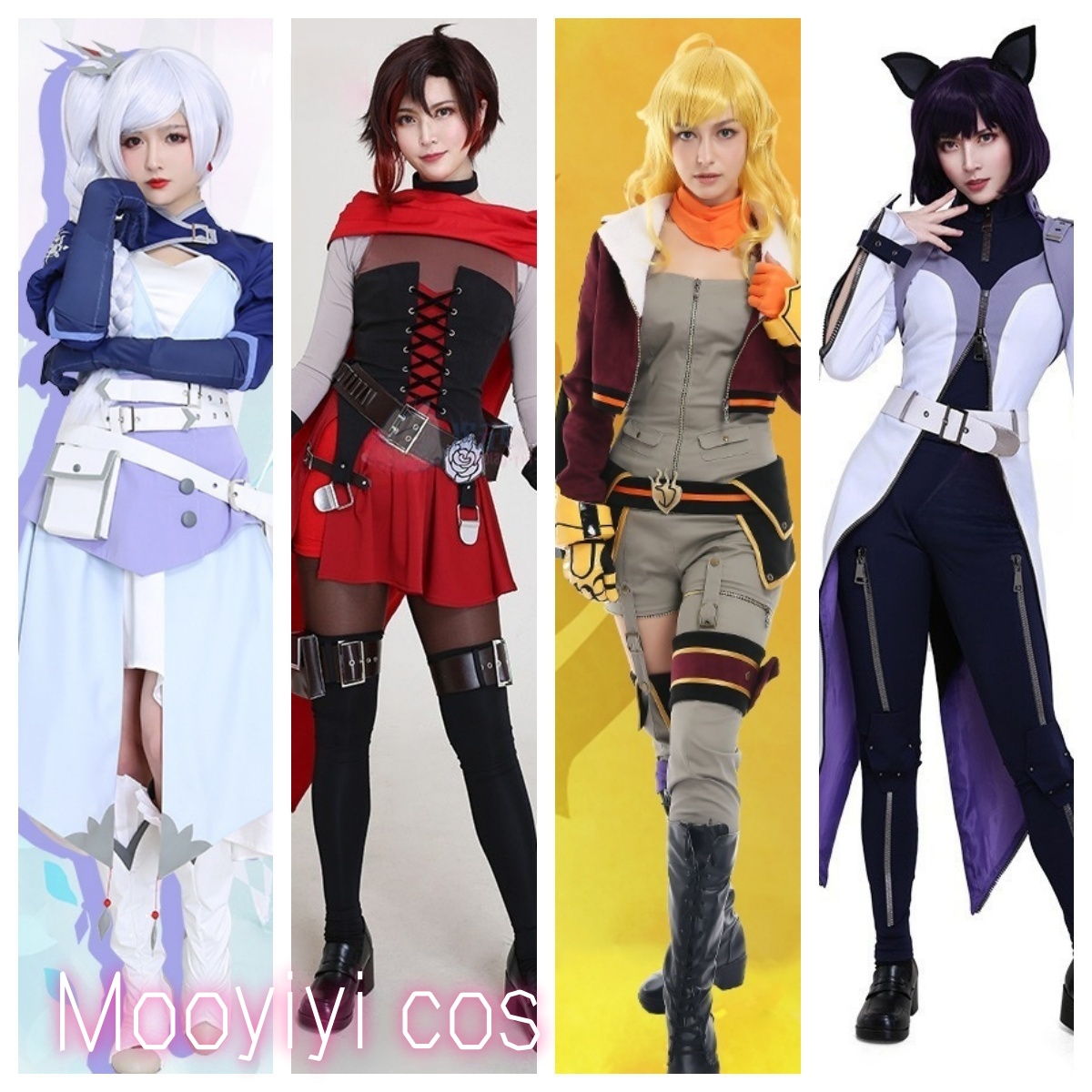 Mooyiyi çünkü Yeni Weiss/Yakut - Anime Yang Cosplay incelemesi ve fiyatı