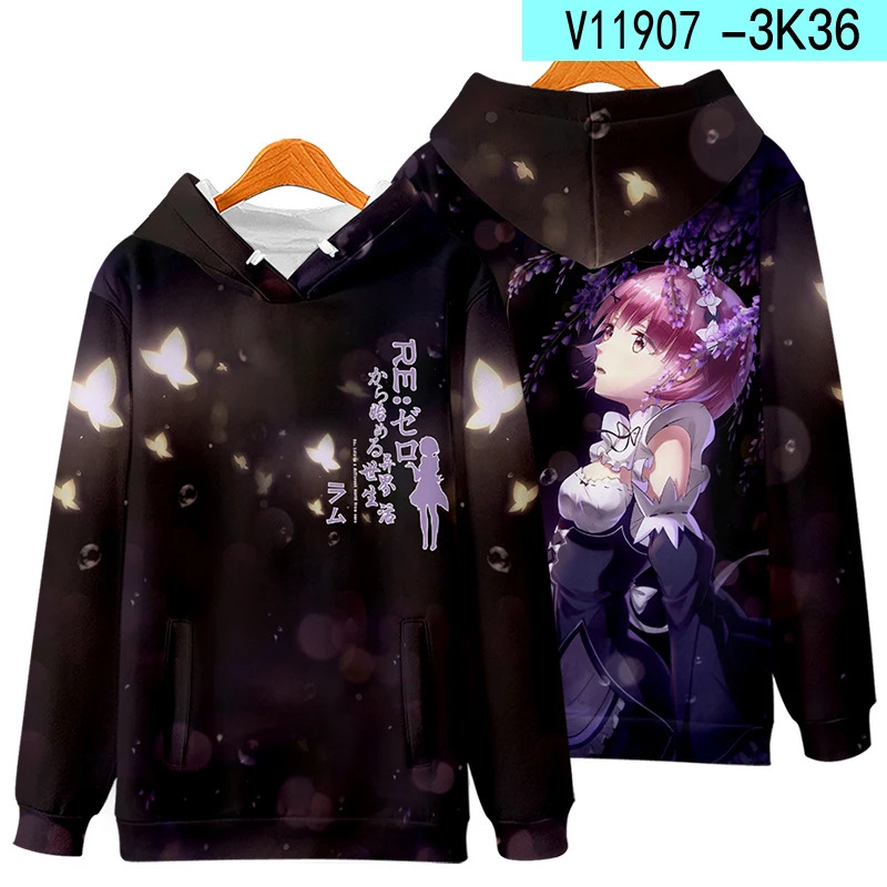 3D Re Zero Cosplay Hoodie Anim - Cosplay Anime Basic incelemesi ve fiyatı