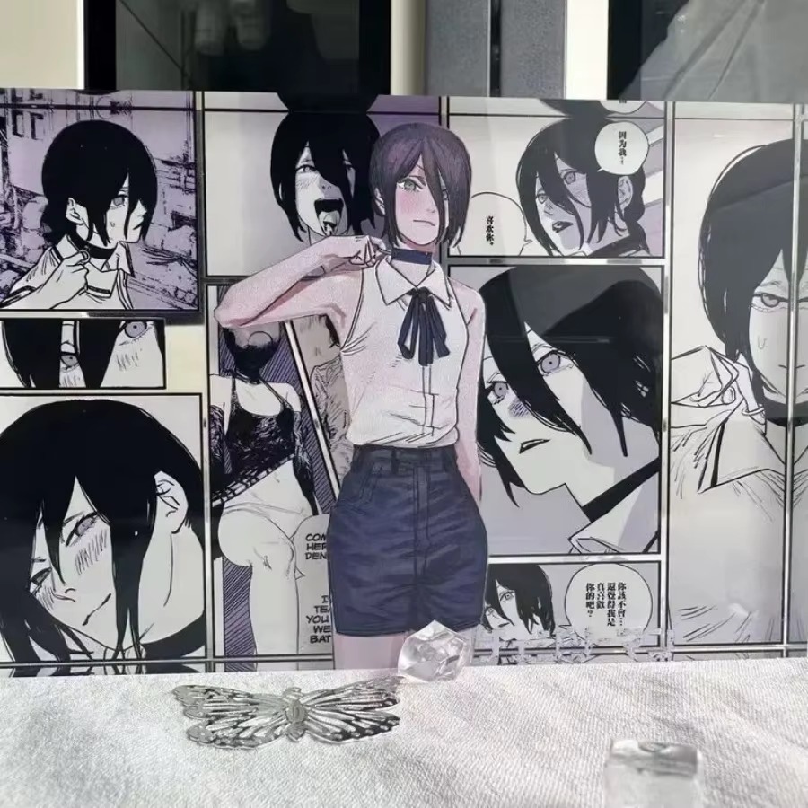 Anime figürü Denji ve Reze akr - Anime Cosplay Props incelemesi ve fiyatı